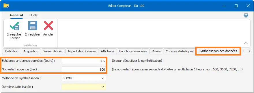 Synthétisation des données